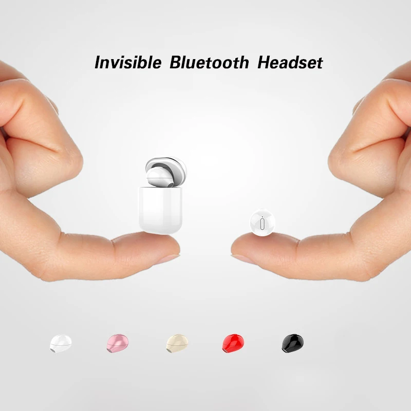 TWS Mini Earbuds Invisible Mini Headphones Bluetooth 5.1 Earphones Wireless Headsets HiFi Stereo Sport Gaming for iPhone Xiaomi