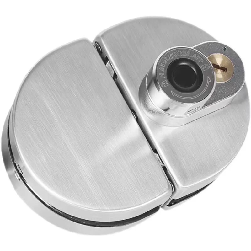 Electronic Lock Fingerprint Glass Door Lock Bluetooth Unlocking Smart Home For Office And Commercial Use