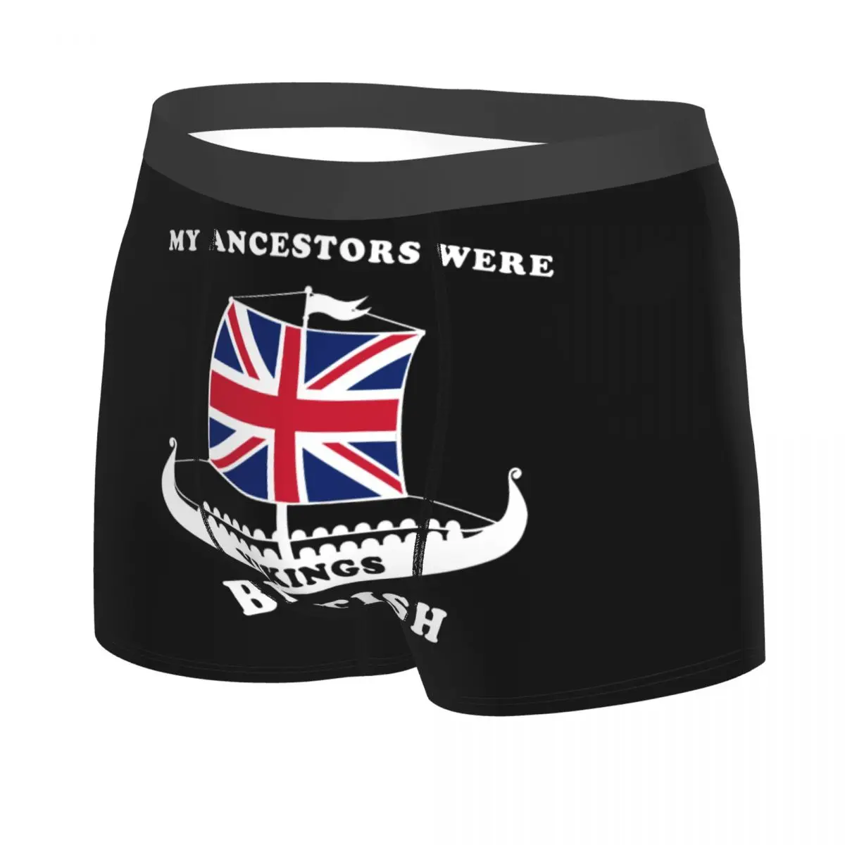 My Ancestors Were Vikings British Boxers Shorts Panties Male Underpants Comfortable UK Union Jack England Flag Briefs Underwear 2