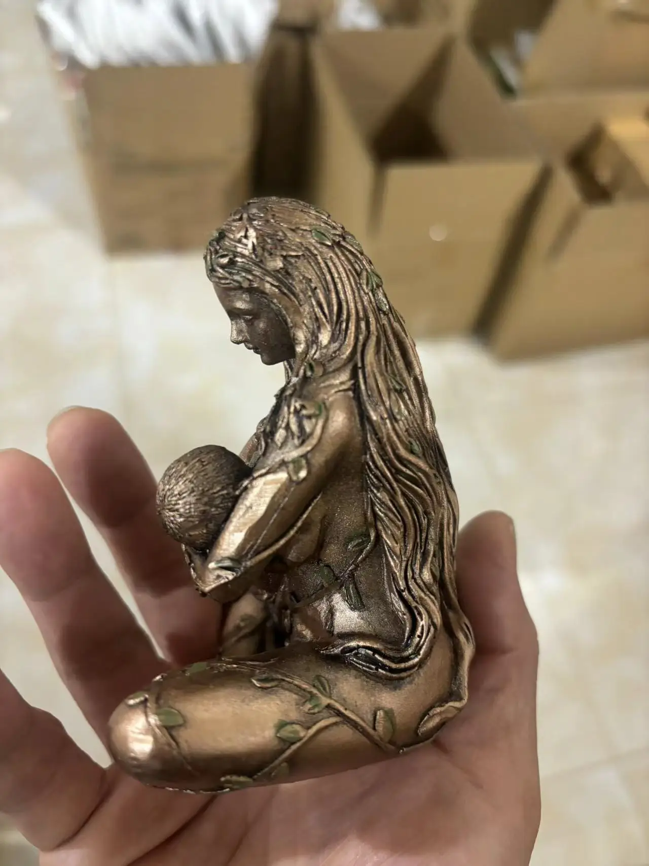 Description Picture 6 of itemMother Earth Statue Woman Crafts Sculpture For Bookshelf Living room decor Bedroom ornaments figurines & miniatures