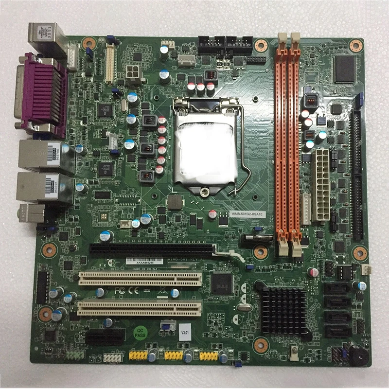 Hot For Advantech Industrial Computer Motherboard Dual VGA AIMB 501G2 AIMB 501G2 KSA1E AIMB 501 Rev