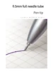 27/32Pcs Erasable Pen Refills Magic Gel Pens Rod Washable Handle 0.5mm Purple Ink Office School Supplies Stationery 2
