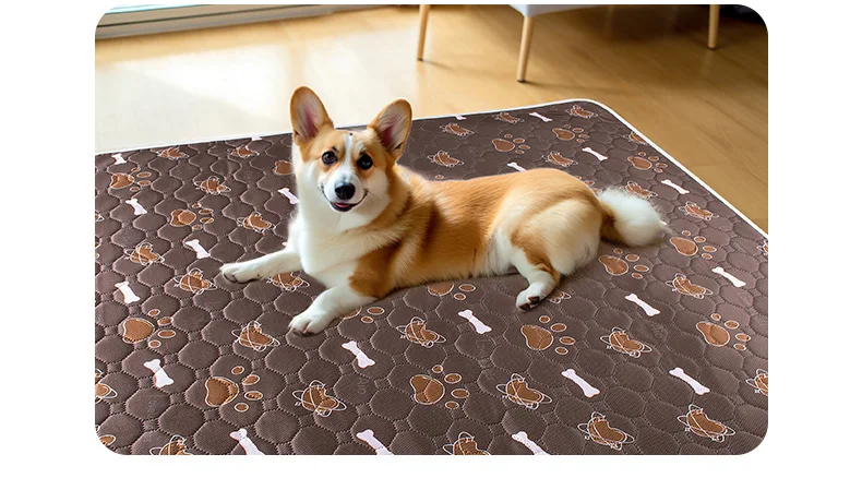 BIAI Winter New non-slip Mat for Pets Waterproof Dog Pee Pad Breathable Cat Mat Washable Pet Diaper Pad High Absorbent Pet Mat