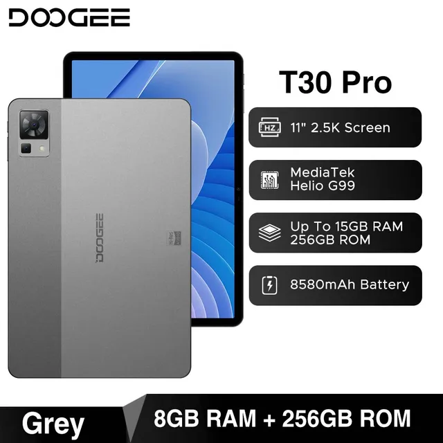 World Premiere DOOGEE T30 Pro Tablet MediaTek Helio G99 11 