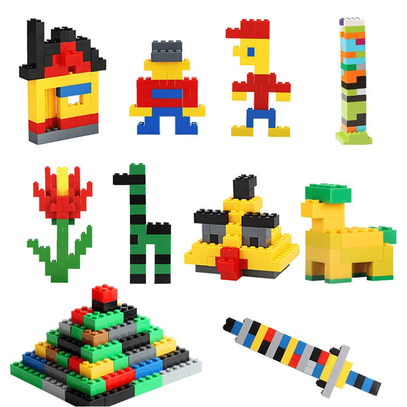 small particle building blocks in bulk for parent-child interaction to build puzzle building block toys 4