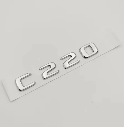 Chrome ABS Coffre Arrière Lettres Badge Badges Emblème