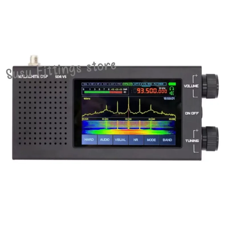 말라카이트 SDR DSP 라디오 리시버 V5, 옵션 1.10d 펌웨어 라디오, 단파, 신제품