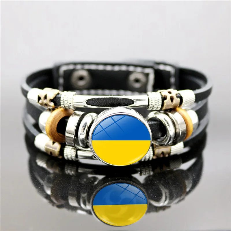 cheap bras Fashion Ukraine National Flag Color Rope Bracelet For Women Men Handmade Woven String Friends Jewelry Daisy Couple Gift Bangle half camisole