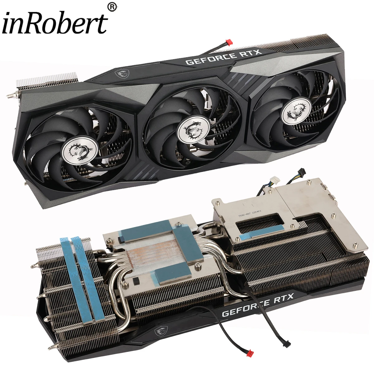 Nuovo Originale Per Msi Rtx 3060 3060 Ti 3070 3070 Ti Scheda Video Dissipatore Di Calore Rtx3060 Rtx3060Ti Rtx3070 Rtx3070Ti Gpu Dissipatore Di Calore