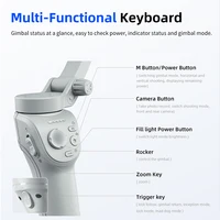 M01 AI Face Following Light Stabilizer with Mini Tripod Smart Gimbal Selfie Stick for YouTube Live Streaming and Travel Portable - Image 5