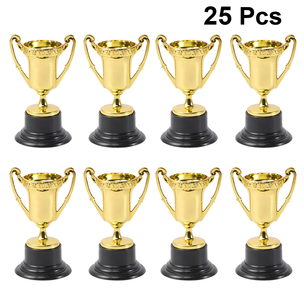 

Plastic Mini Trophy Student Sports Award Trophy with Base Reward Competitions Children Miniature Toys for Game Kindergarten