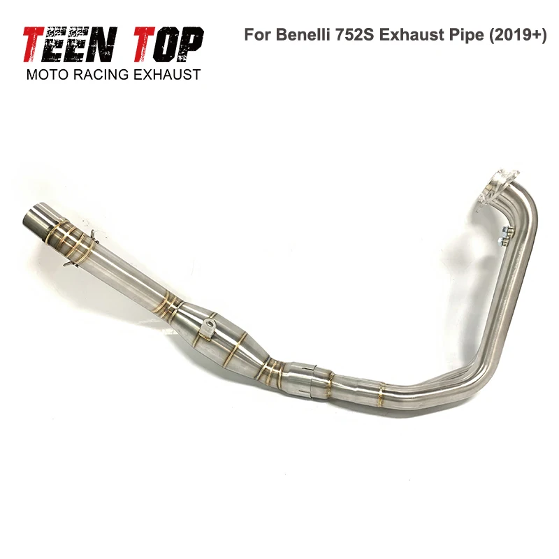 For Benelli 752S Exhaust Pipe 2019-2022 Motorcycle Exhaust System Escape Moto Steel Silencieux Moto Tubos De Escape Para Moto