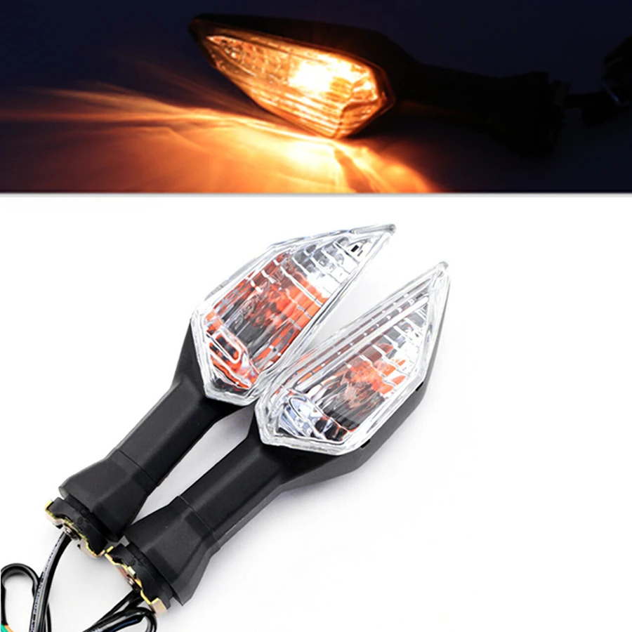 

Motorcycle Front and Rear Turn Signal Lights For KAWASAKI KLE650 ZRX1200 ER-6N ZX-6R NINJA 650/400/300 Z900/800/750/650 LED Lamp
