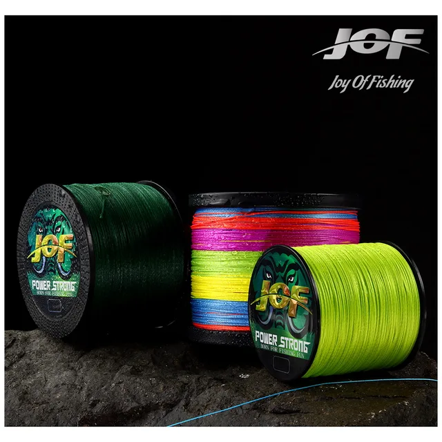 JOF 12 Strands Fishing Line 500M/100M/300/1000M Braided PE