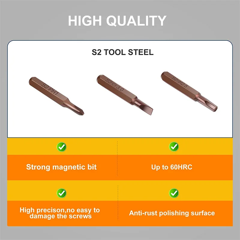 24 in 1 Premium Precision Screwdriver Set Small Screwdriver Set Magnetic Mini Screwdrivers Kit For Fixing Electronics Repair