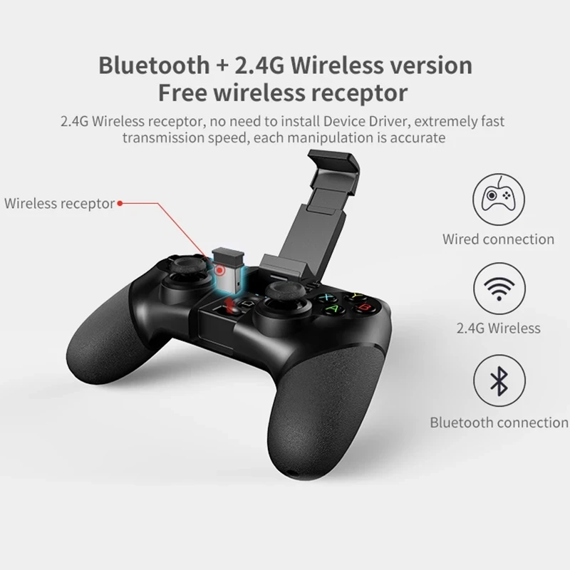Telefone Celular sem Fio Gamepad para Android Ps4 Ps3 Playstation Nintendo Interruptor Pubg Controle Bluetooth Controlador Jogo Móvel - Image 4