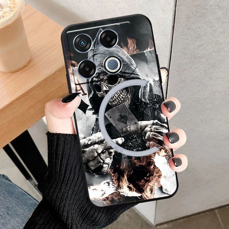 Sleek Black TPU Shockproof Phone Case - Soft Silicone Protective Back Cover