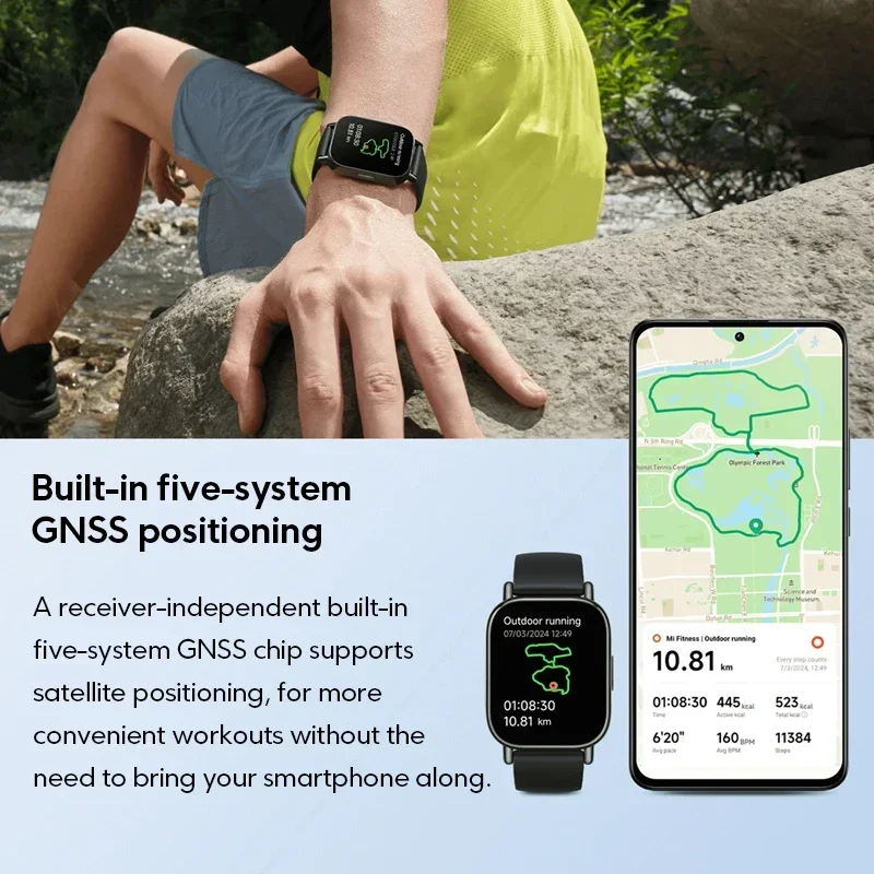 Global Version Xiaomi Redmi Watch 5 Lite 1.96” AMOLED display Bluetooth® calling 18-Day Battery life Built-in GNSS 5ATM