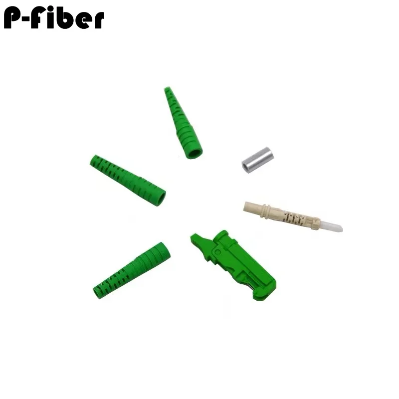 E2000/APC/UPC 커넥터 키트, 광섬유 점퍼 커넥터 부품, 2.0, 3.0, 0.9mm 키트 액세서리, 50 개