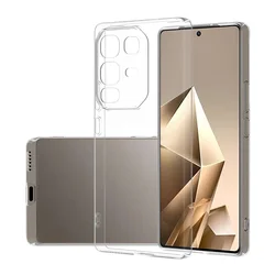 Sleek Clear TPU Soft Silicone Protective Cover - Transparent Case for Infinix Note 50s (Clear)