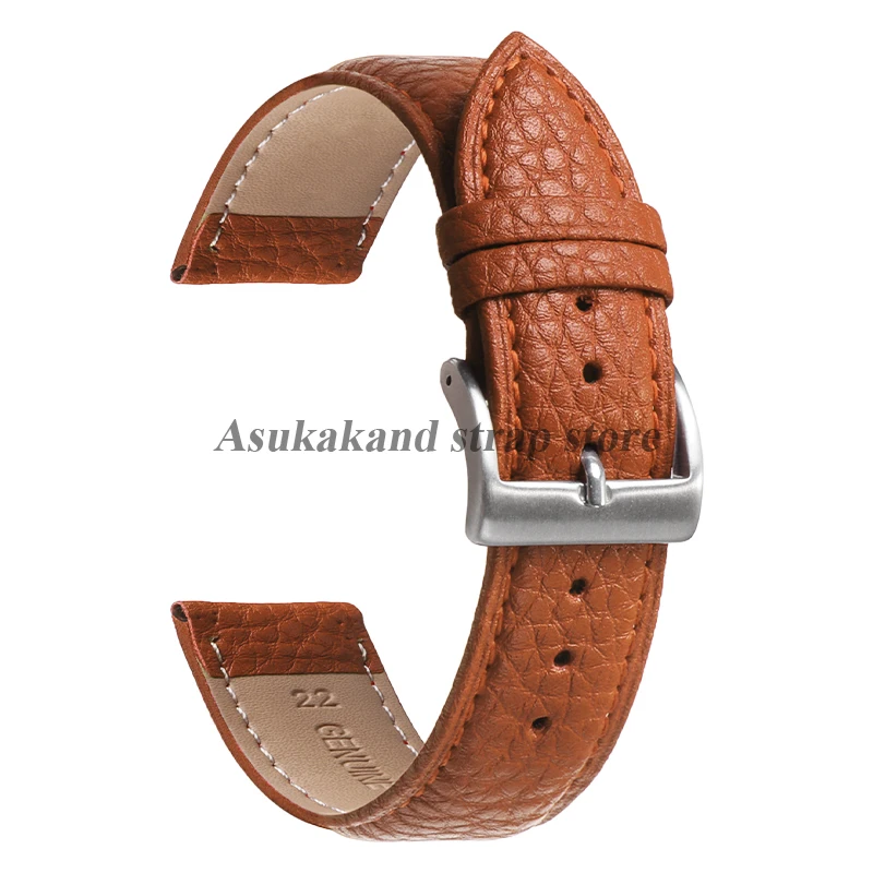 Luxurious Handmade Genuine Calfskin Leather Watch Band – Universal Soft Strap