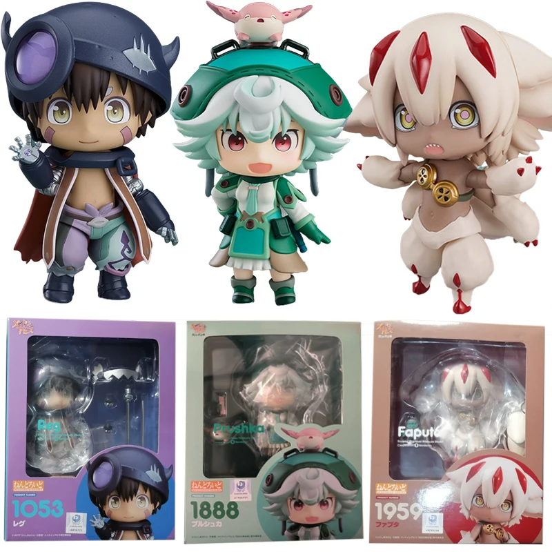 10cm Q Version Made In Abyss Anime Figure Nanachi Figma Pvc Action Figure  Japanese Cute Model Toys Collection Doll Gifts - Action Figures - AliExpress