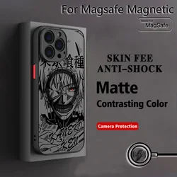 Sleek Anime - Inspired Matte Magnetic Phone Case - Tokyo Ghoul Design - iPhone 13 (FGCXB - 360C63276A1)