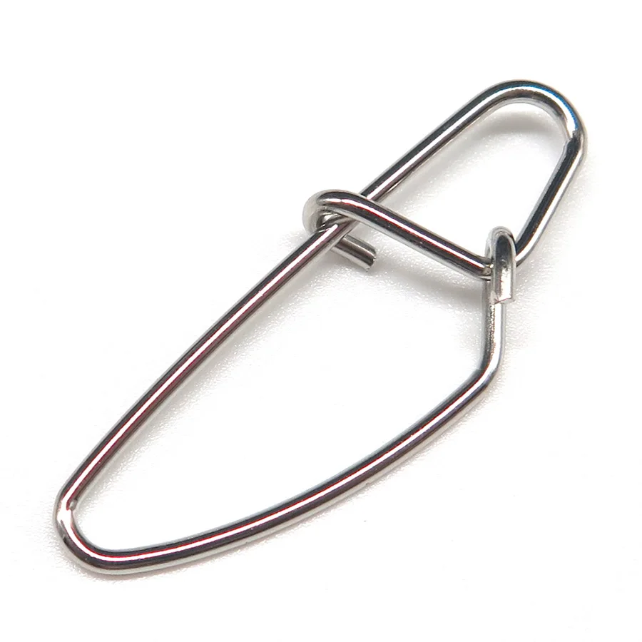 Minfishing 50 Pcs/lot Stainless Steel New Snap Clips Safety Fishing
