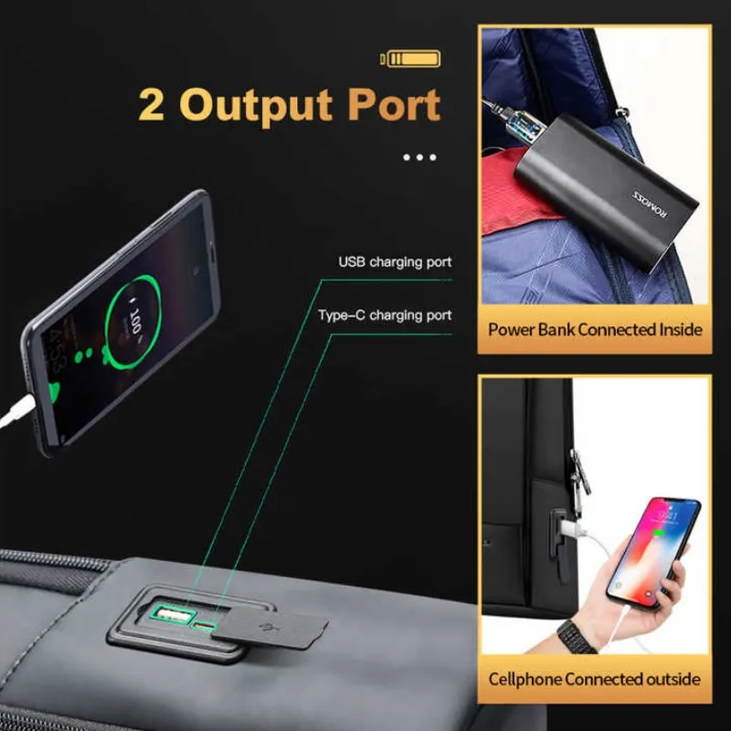BOAPI Wholesale Bopal  In Business Office Commute Custom Light Smart 15 Inch Usb Charging Minimalist Anti Theft Slim Laptop Back 2