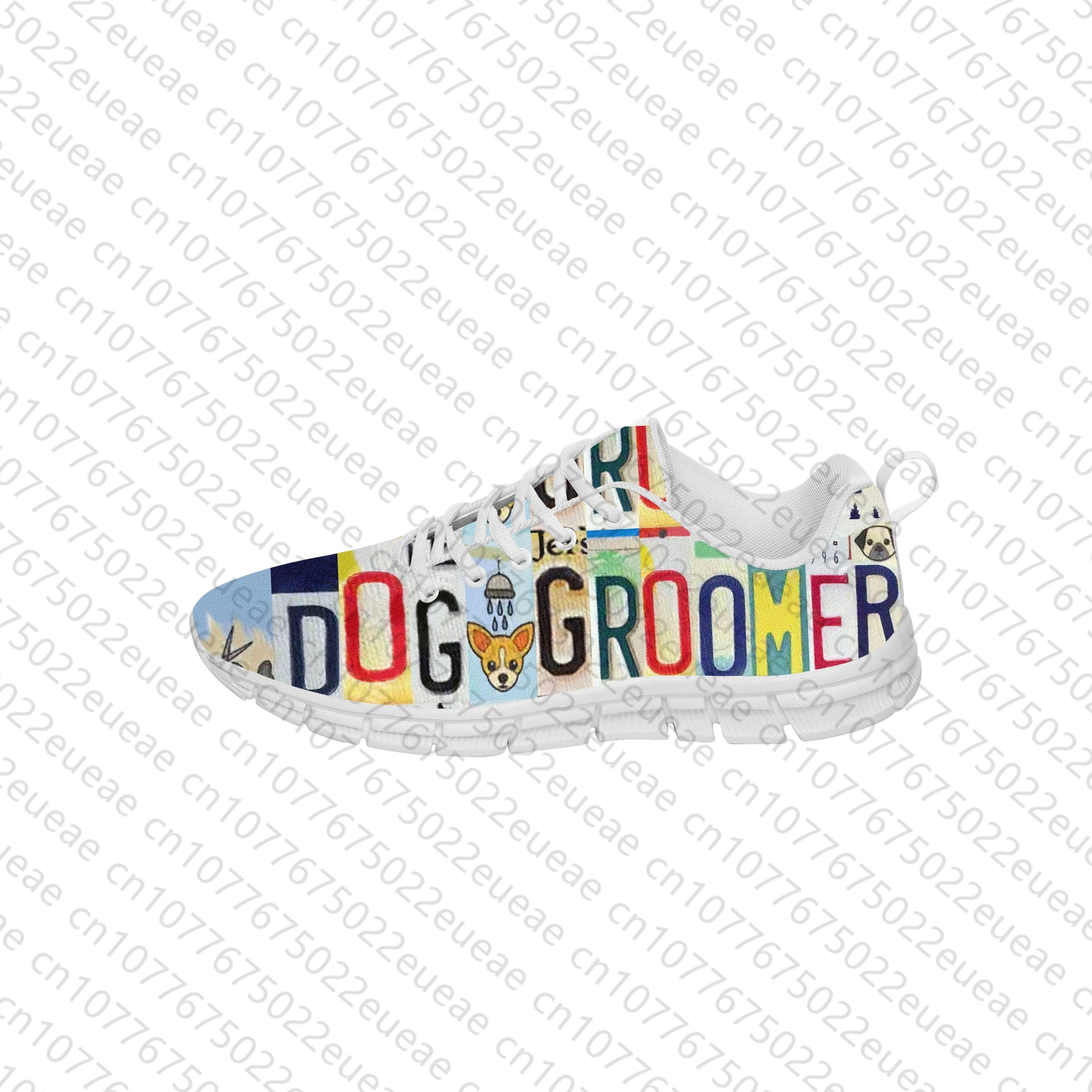 

Низкие кроссовки Dog Groomer для мужчин и женщин, Повседневная Тканевая обувь для подростков, холщовые беговые кроссовки с 3D принтом, дышащая легкая обувь