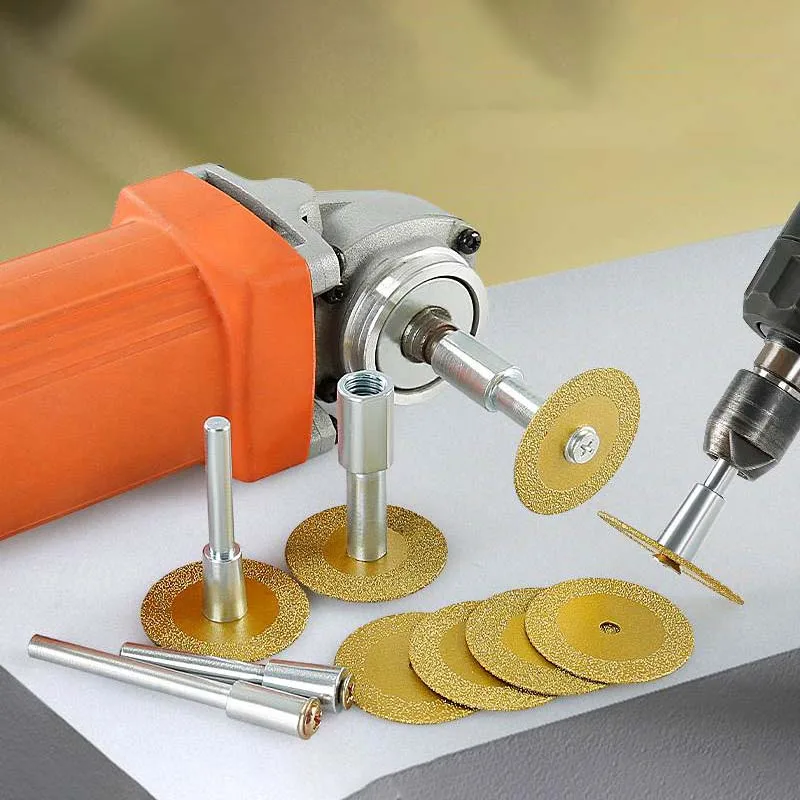 

Double Sided Diamond Cutting Discs Super Thin Cutting Wheel for Dremel cutting glass tile Gemstone Carving Polishing Rotary Tool