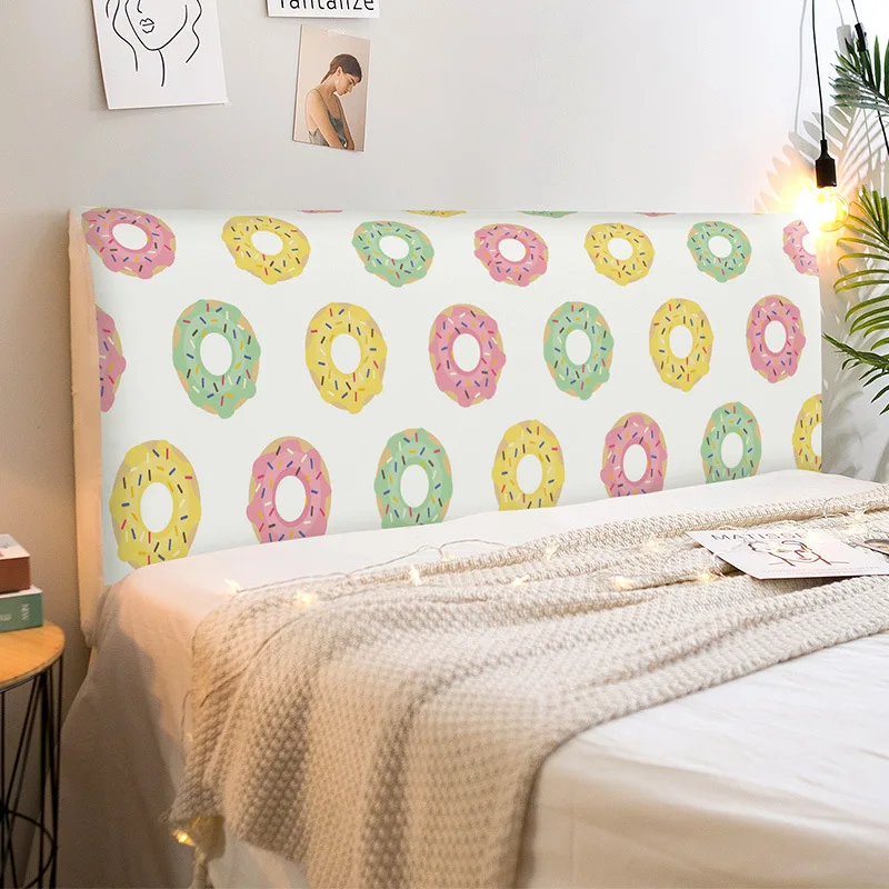 Printed stretch Bed head cover All inclusive bed back dust cover 1.8m 2