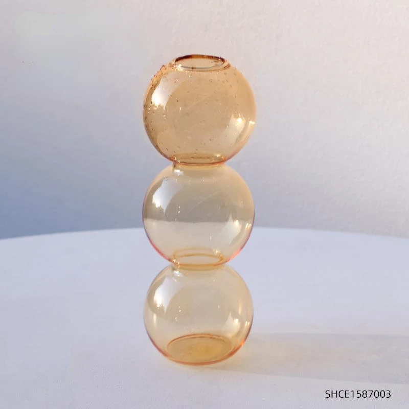 Nordic Glass Vase Decorative Home Accessory & Gift
