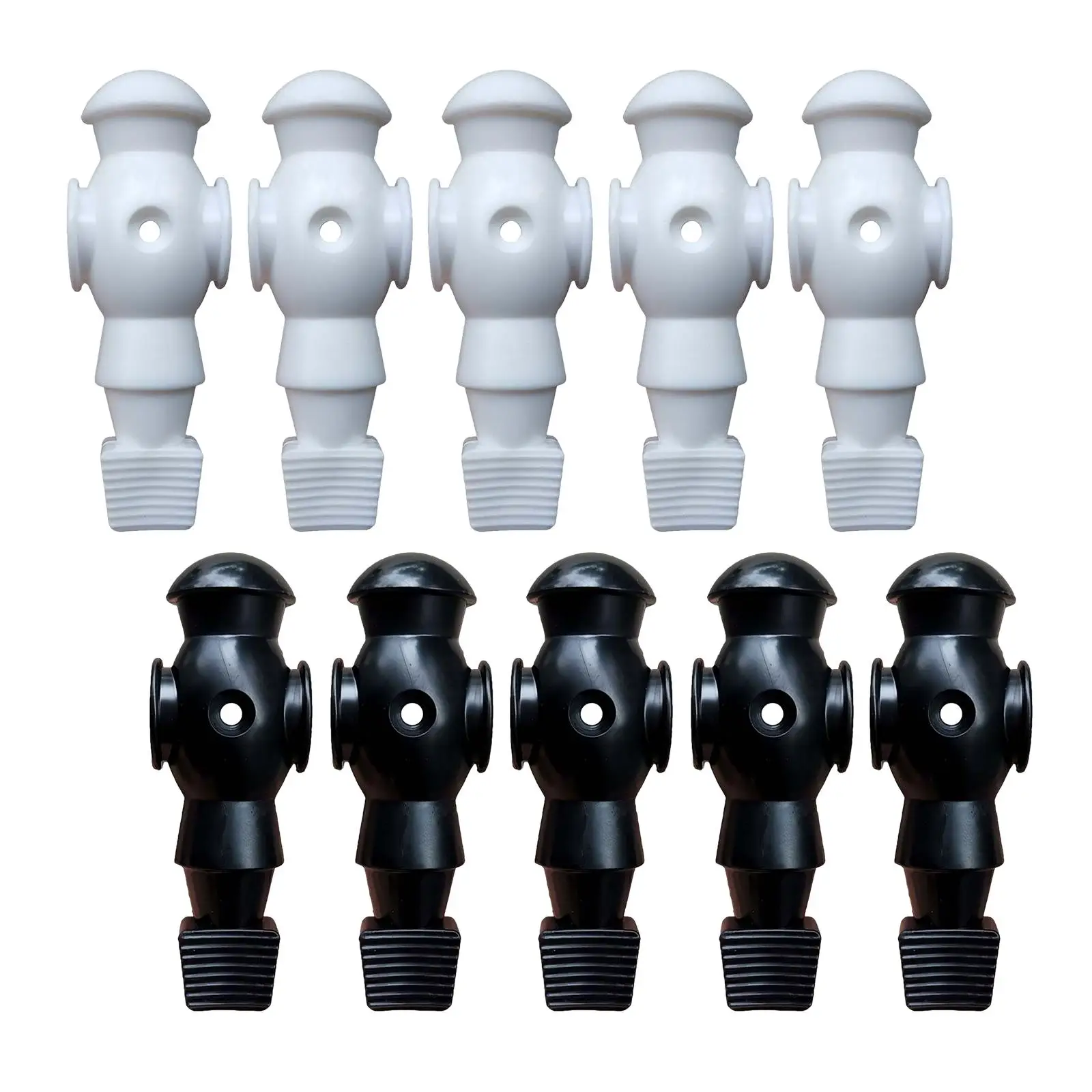 10x Men's Table Football, Replacement Foosball for Men, Resin Soccer Table, It's Foosball
