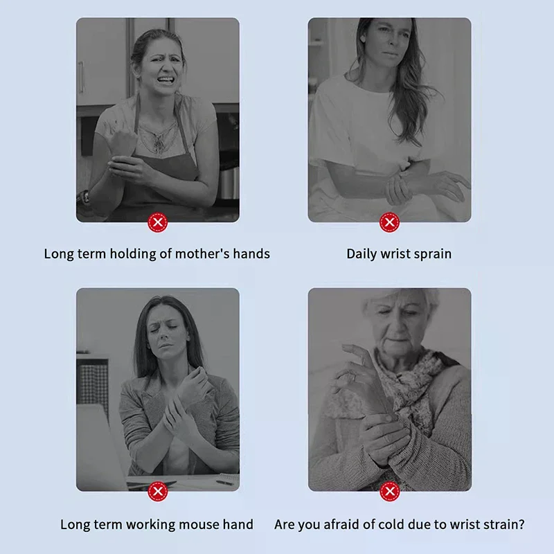 Wrist Heating Pad,Portable Electric Heating Pad,Heated Wrist Wrap,Three Adjustable Levels,Heated Wrist Brace For Office