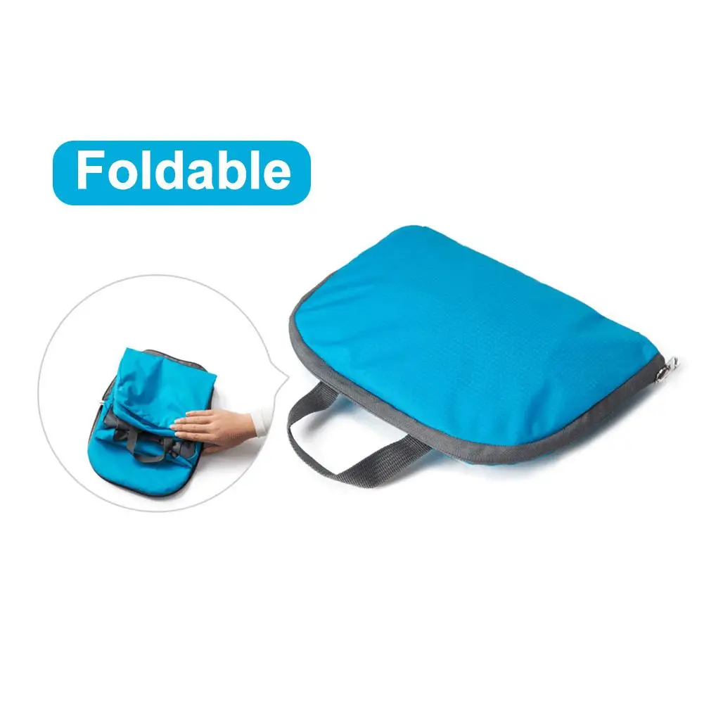 حقيبة ظهر قابلة للطي لتسلق الجبال في الهواء الطلق، خفيفة الوزن من النايلون المقاوم للماء للسفر، حقيبة نهارية رياضية ذات سعة كبيرة