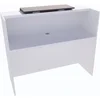 Modern Reception Desk, Multifunctional Modern Transaction Counter Top, Laminate Desktop, Standing Front Table for Office, Home 5
