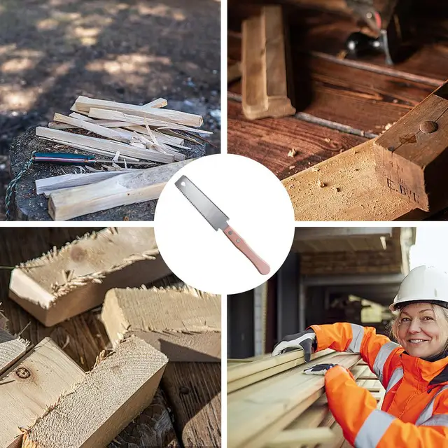 Sega A Mano Giapponese 310mm - Doppio Taglio In Acciaio SK5, Manico Legno Antiscivolo - Per Legno E Tubi