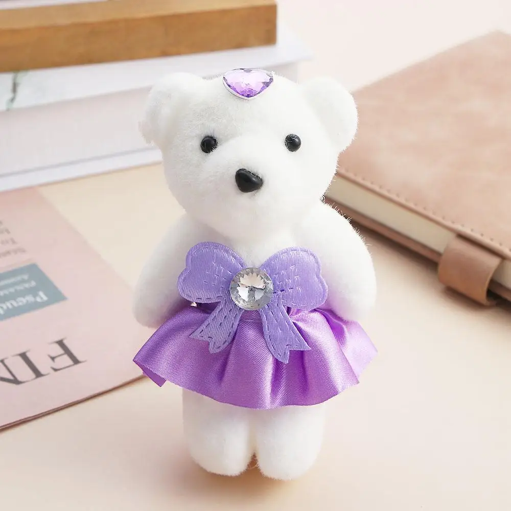 12CM Christmas Gift Doll Toy Decoration Plus Plush Plush Animal Kid Toys Bouquet Bear Plush Doll Small Bear Doll