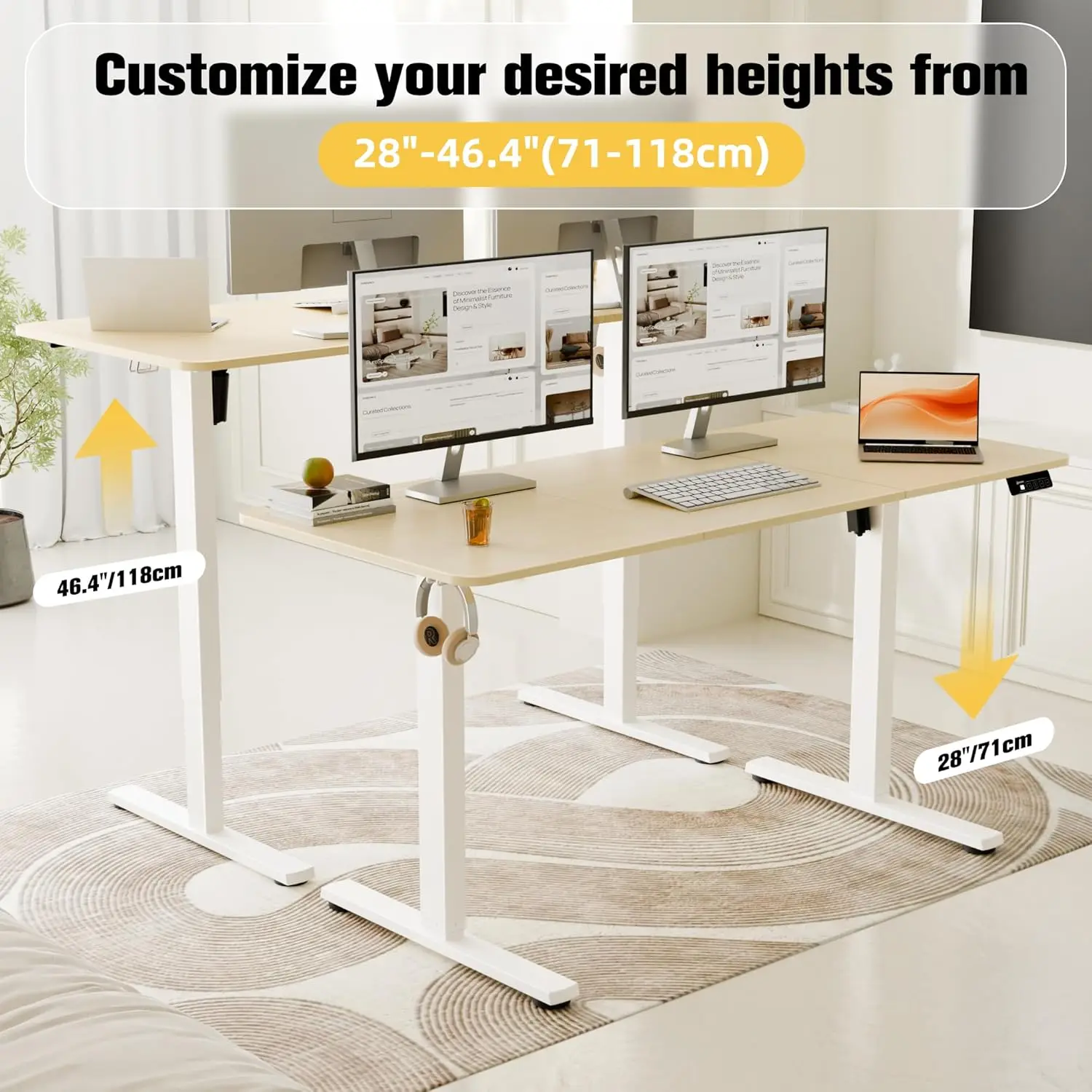 مكتب كهربائي قابل للتعديل Bring Light