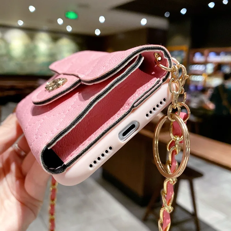 Cute Lanyard Silicone Cover For Samsung X-COVER 5 7 M13 M12 M53 Lovely Cartoon Wallet Case For Galaxy M52 M32 M62 M31 M33 M51_voghion.com