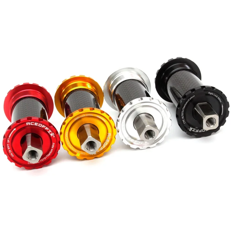 Hohle Titan-Achsenlager Fahrrad-Innenlager BB68 103 mm 107 mm 110 mm 113 mm 119 mm BC 1,37 Zoll 24T AL7075 Langlebig – Detail 7