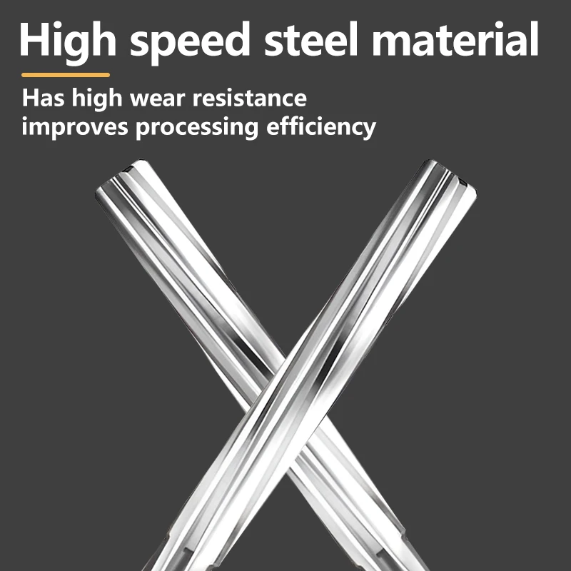 STK Hand HSS Reamer Spiral Flute Cobalt Cutting H7 Shank Diameter 2mm 3mm 4mm 5mm 6mm-20mm For Metal Steel Aluminum Hole Drill