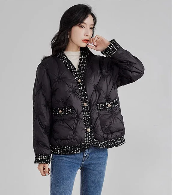 

Women's Clothing Fashion All-Match Western Style down Jacket Winter New 170