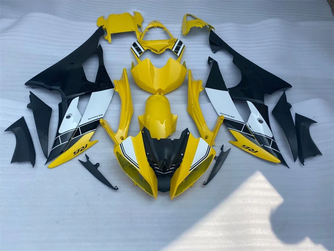 

Комплект обтекателей подходит для Yzf R6 2008 2009 2010 2011 2012 2013 2014 2015 2016 Комплект кузова матовый 60 юбилей желтый