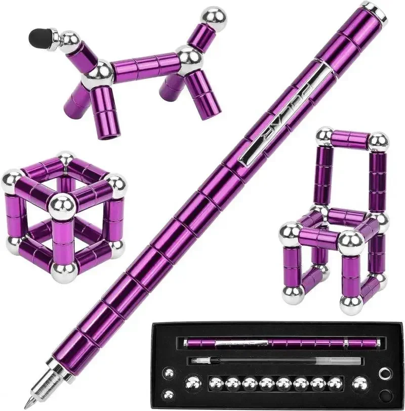 Multi-Function Novelty Pen to Alleviate Restlessness, Fantastic Anxiety-Relief Magnetic Pen-Perfect Gift for Friends