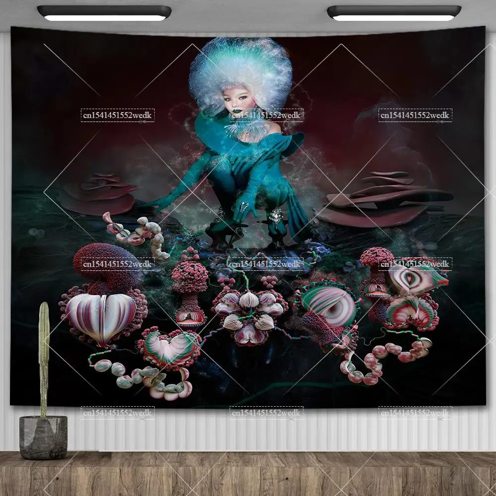 Party decorations,tapestry decorations Melanie Martinez New Portals Music Album Cover Wall Flag Tapestry Meme Tapestry Aesthetic Room Decoration Party Backdrops