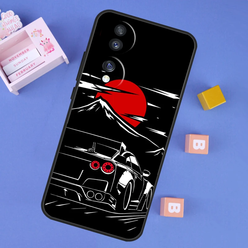 JDM Skyline Car Design Protective Phone Case