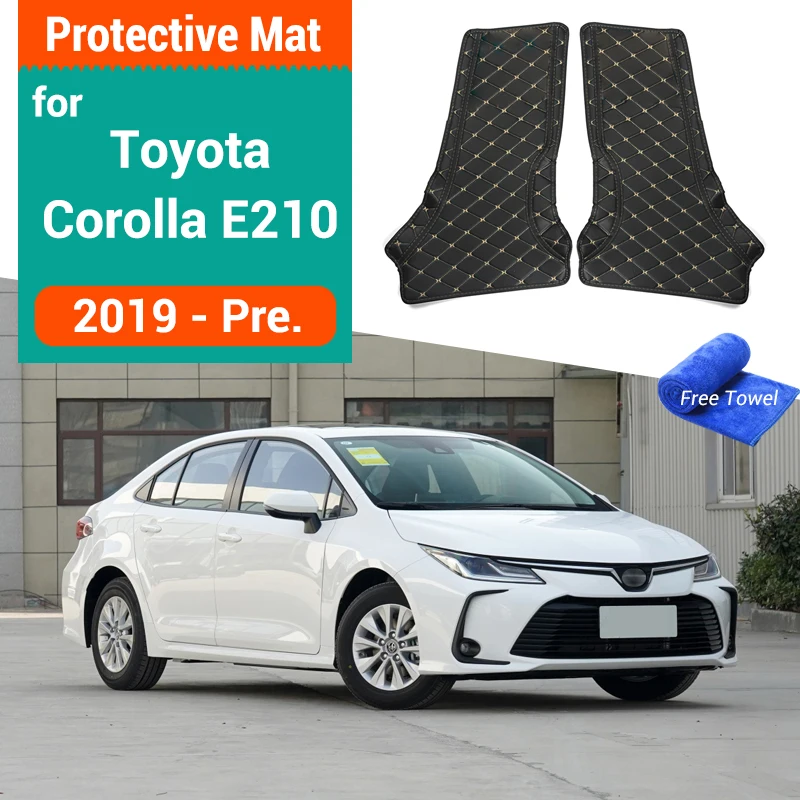 

Автомобильный защитный коврик в форме столба, коврик для Toyota Corolla Auris Levin 2019 2020 2021 2022 E210, подушка, наклейки