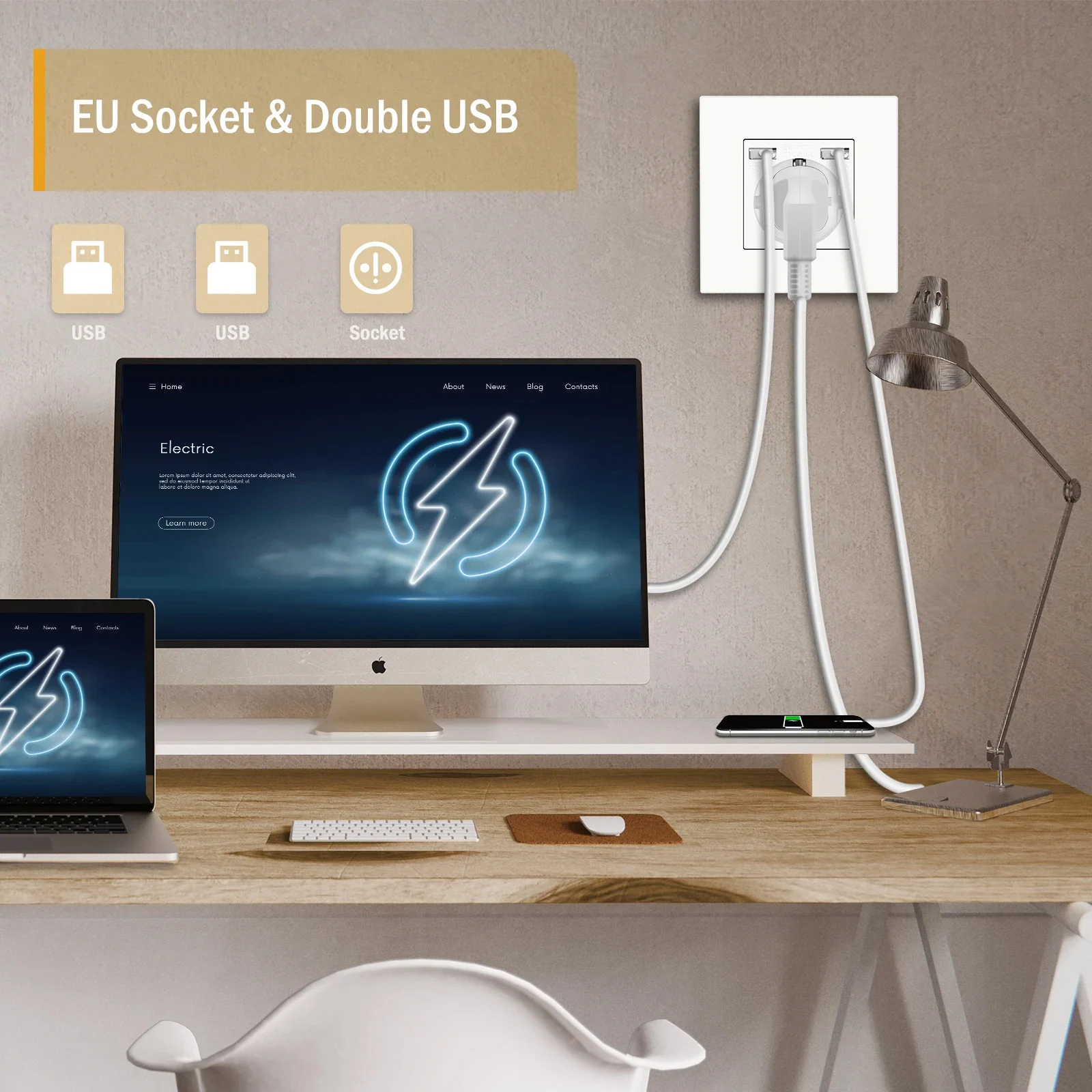 tipo c usb power tomadas eletricas duplas tomadas 02